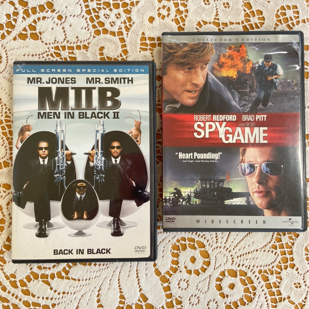 Men in Black II Full Screen Special Edition and Spy Game Collector's Edition